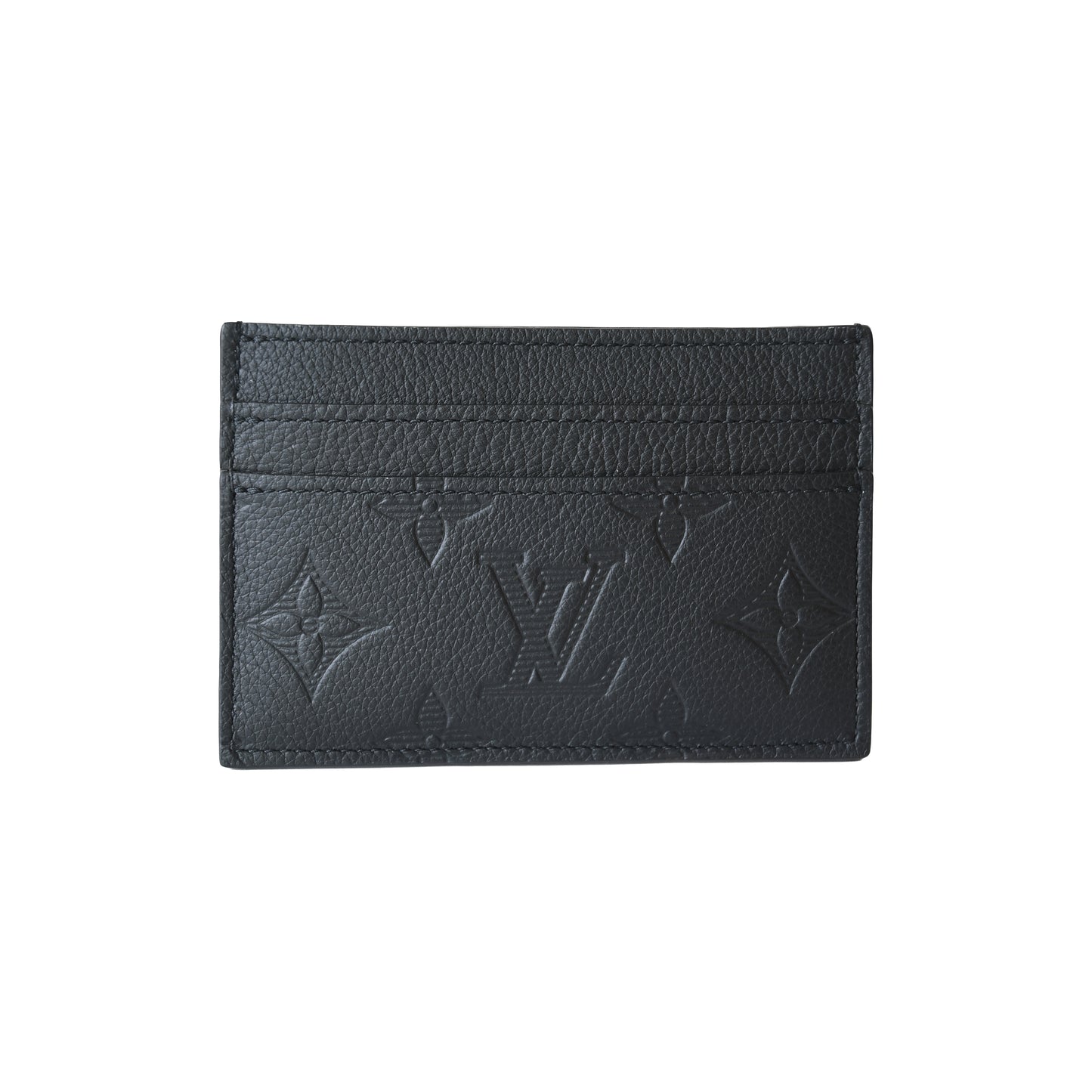 Louis Vuitton Monogram Shadow Double Card Holder Noir