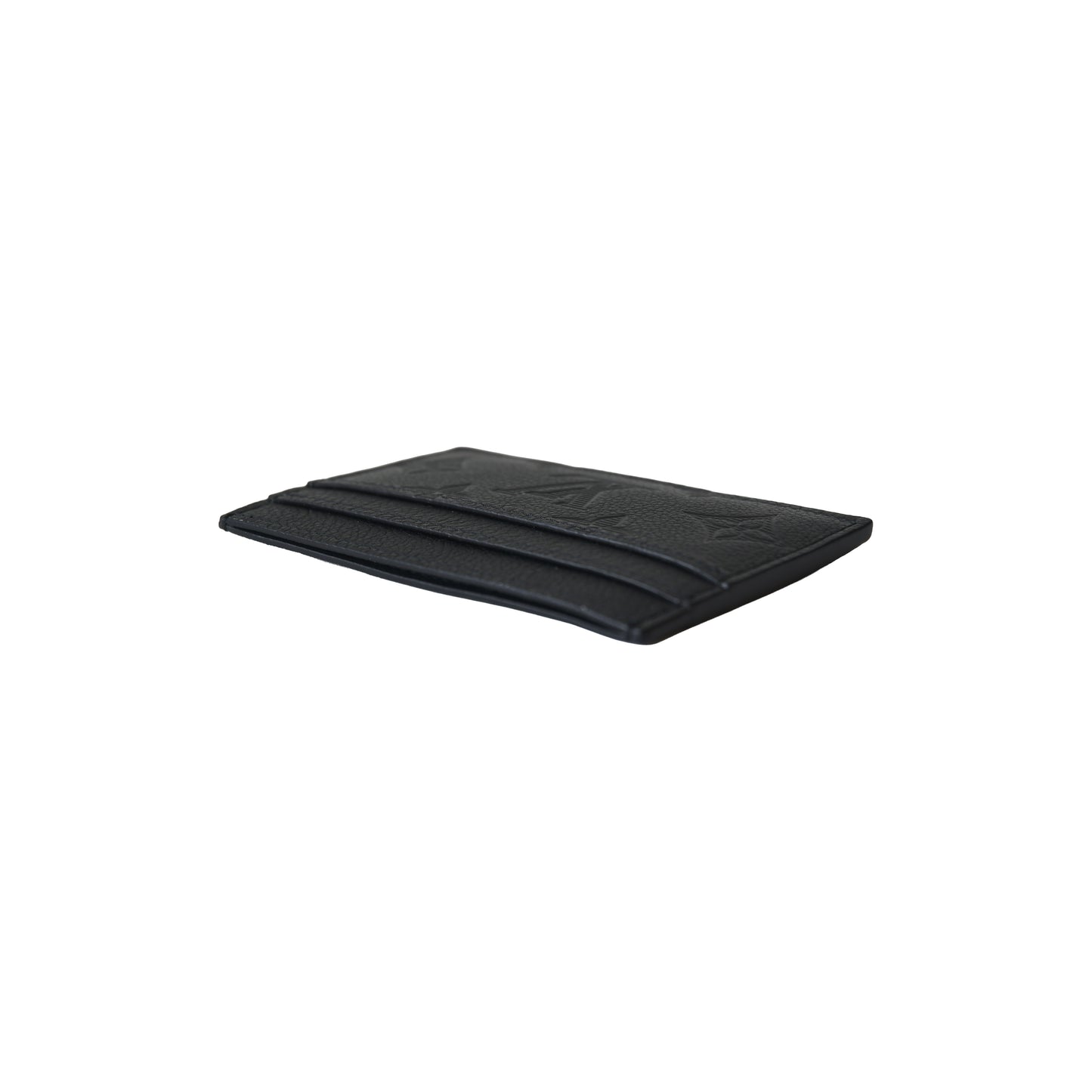 Louis Vuitton Monogram Shadow Double Card Holder Noir