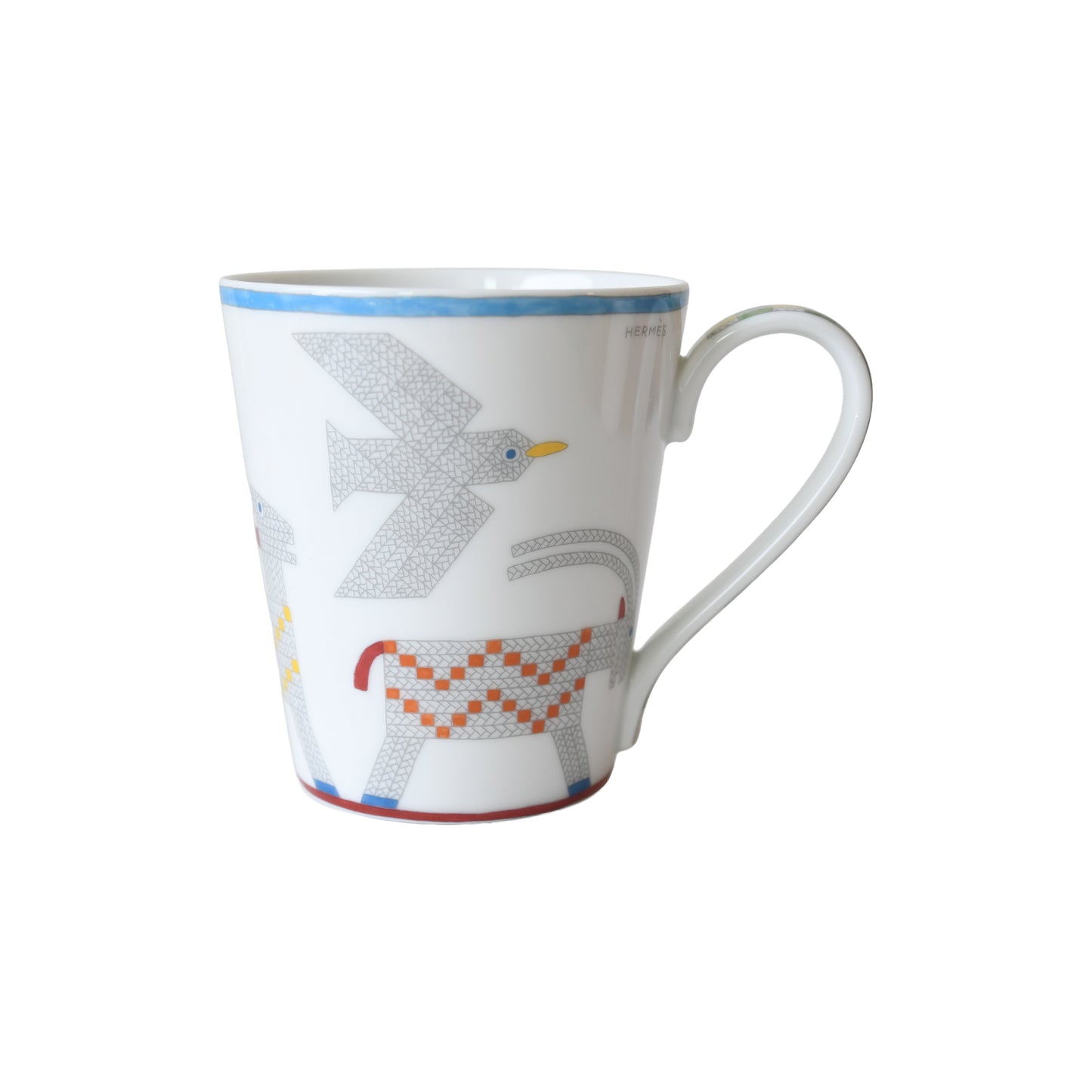 Hermes Animaux Nattes Birds Goats Mug