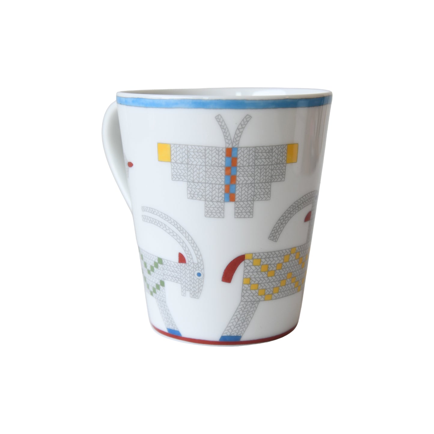 Hermes Animaux Nattes Birds Goats Mug