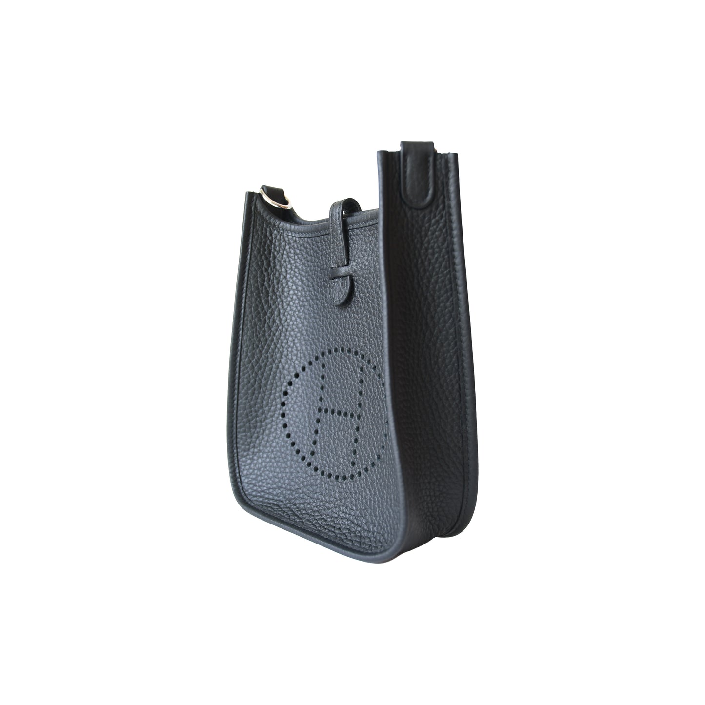 Hermes Evelyne Bag Clemence Hardware Noir