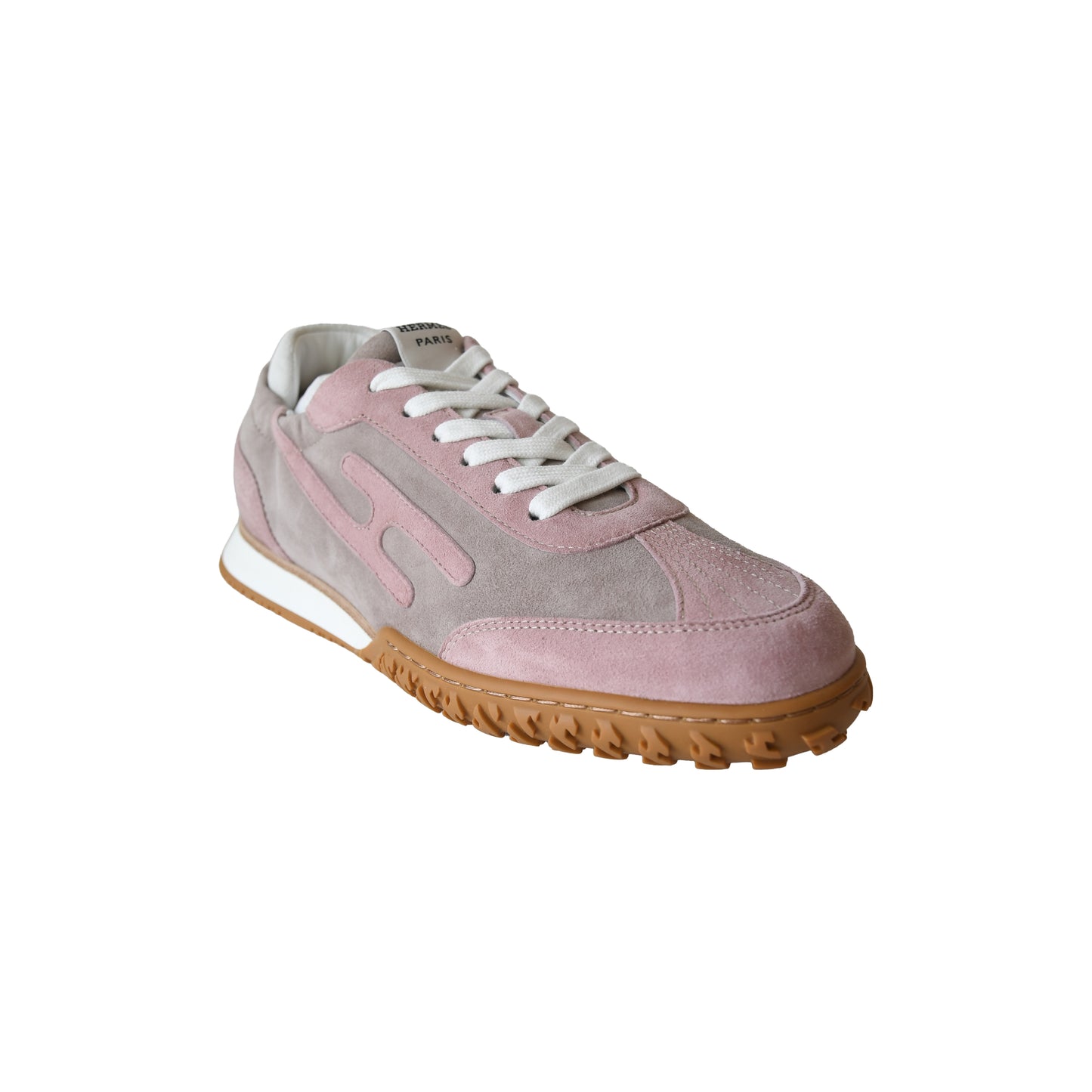 Hermes Jet Sneaker Rose Eden Gris Flannel