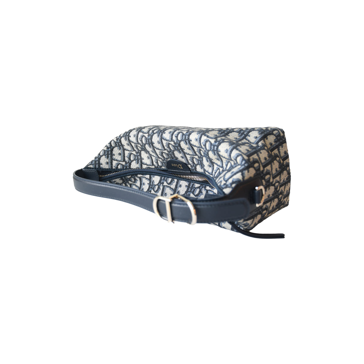 Dior Medium DiorTravel Nomad Pouch Navy Blue