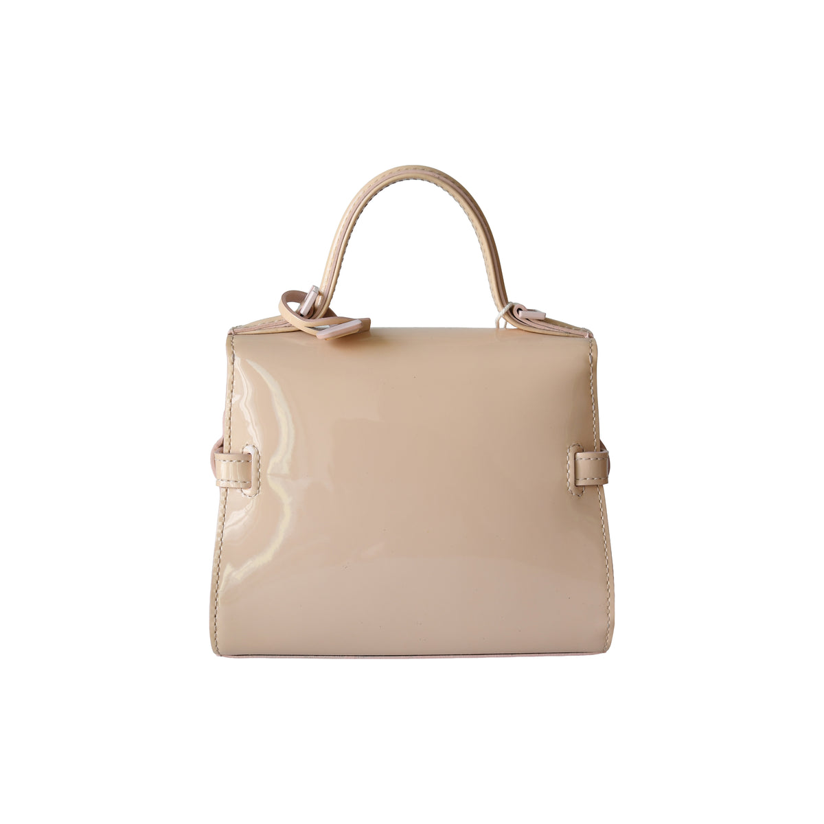 Delvaux Tempete Micro Top Handle Bag Beige Pink