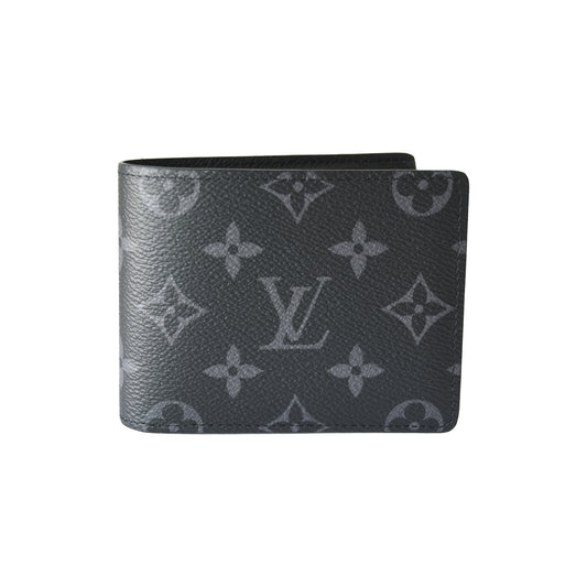 Louis Vuitton Slender Wallet Monogram Dark Grey Black
