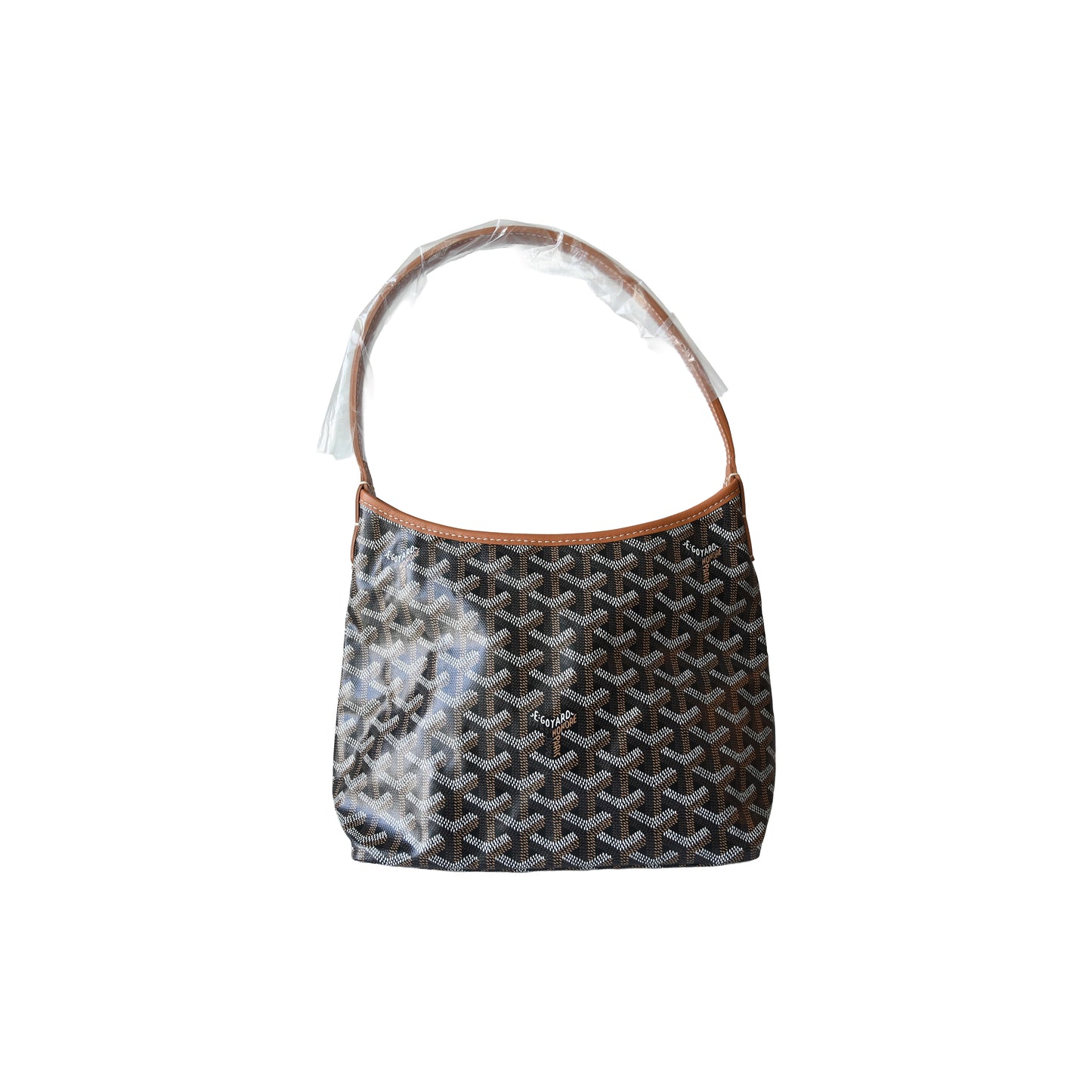 Goyard Mini Boheme Hobo Bag Black Tan
