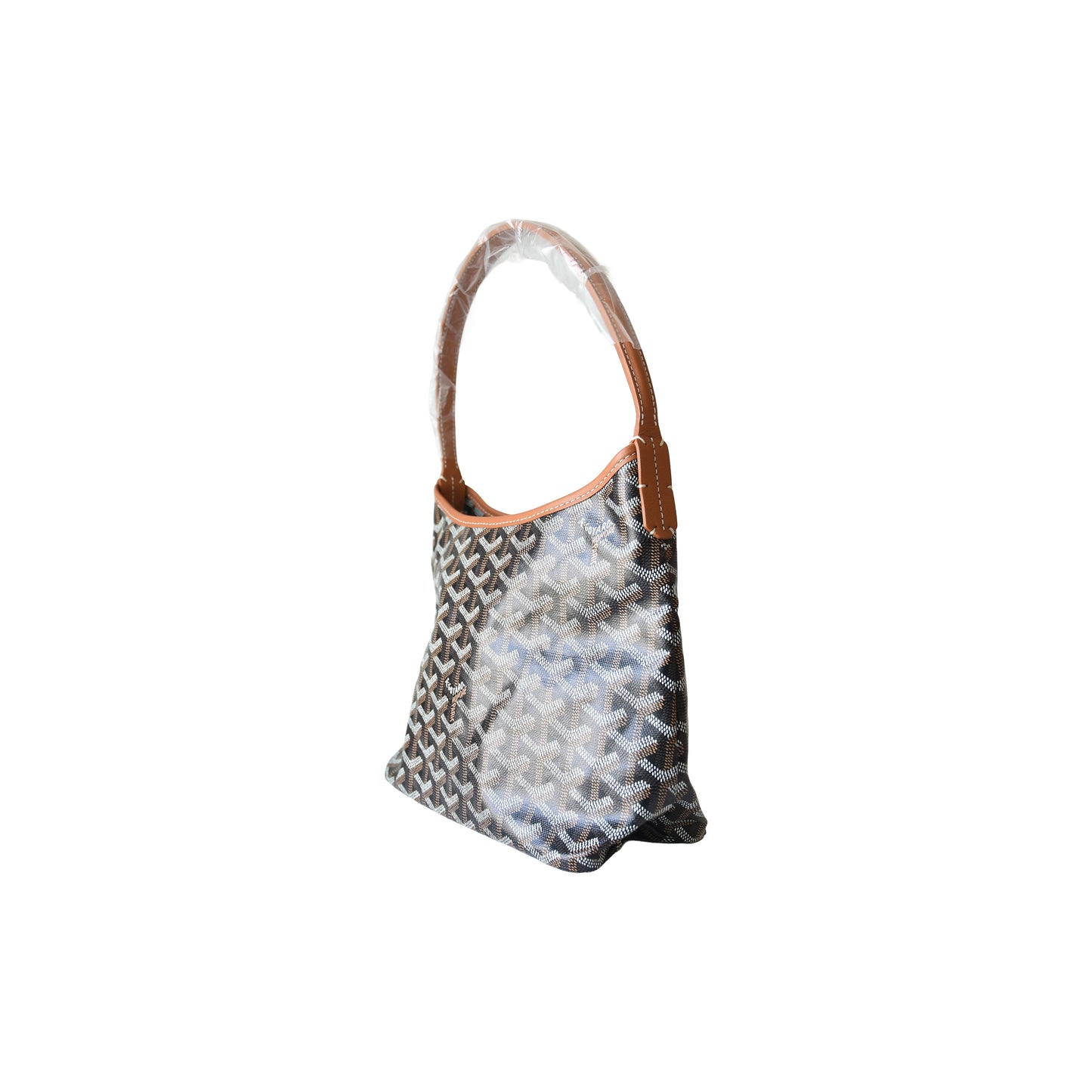 Goyard Mini Boheme Hobo Bag Black Tan