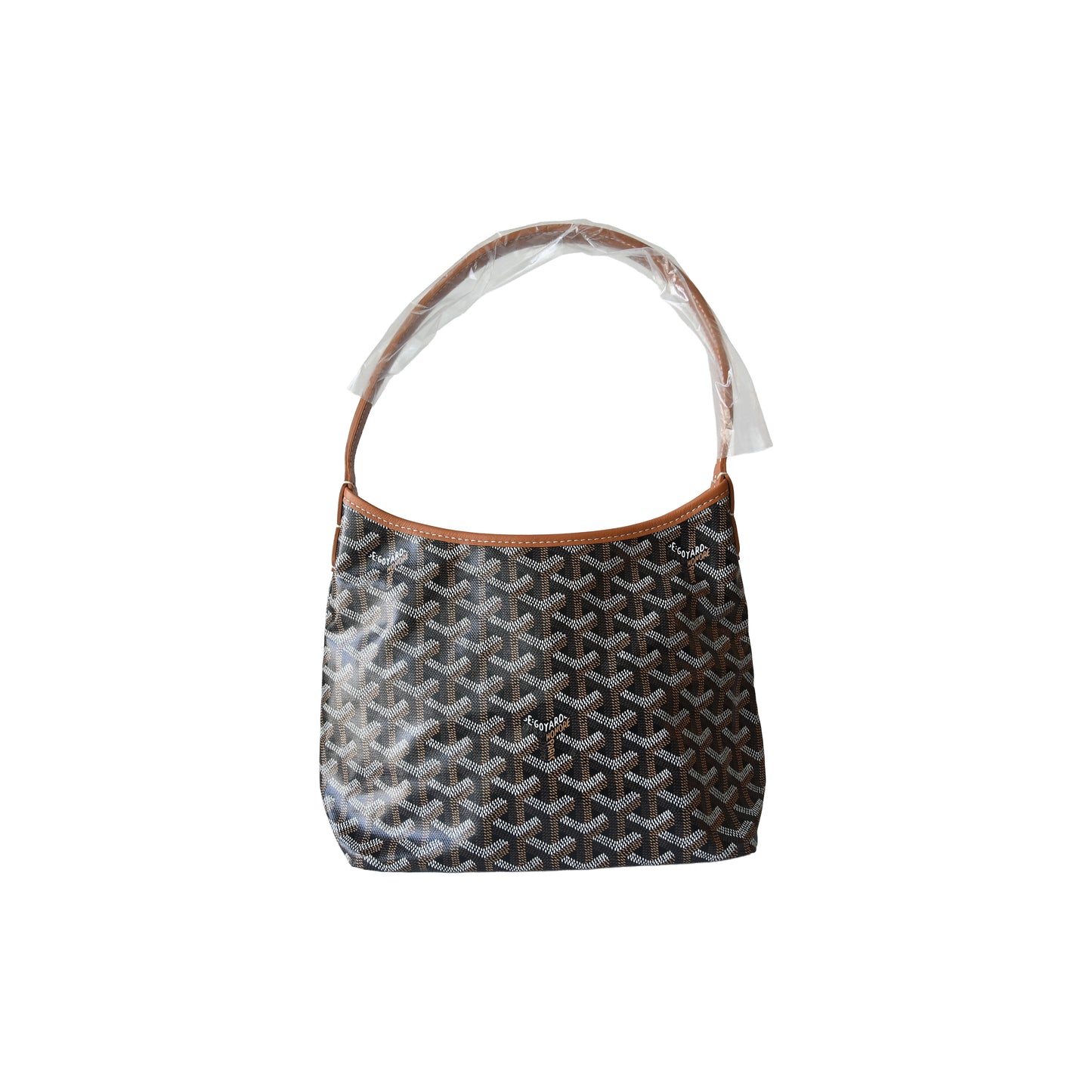 Goyard Mini Boheme Hobo Bag Black Tan