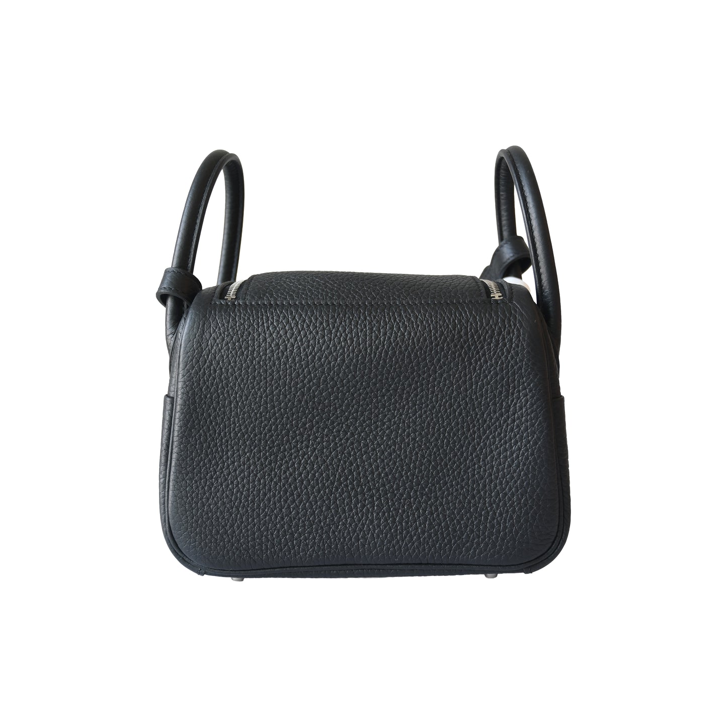 Hermes Lindy II Mini Bag Palladium Hardware Noir