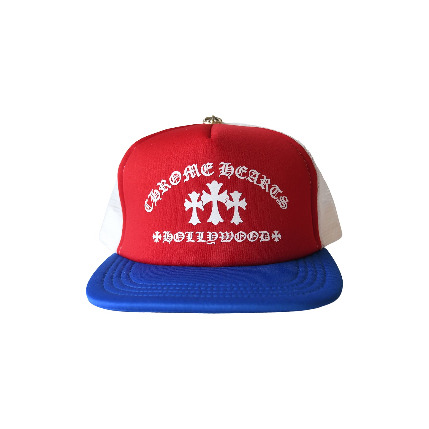 Chrome Hearts King Taco "4th of July" Trucker Hat Red White Blue