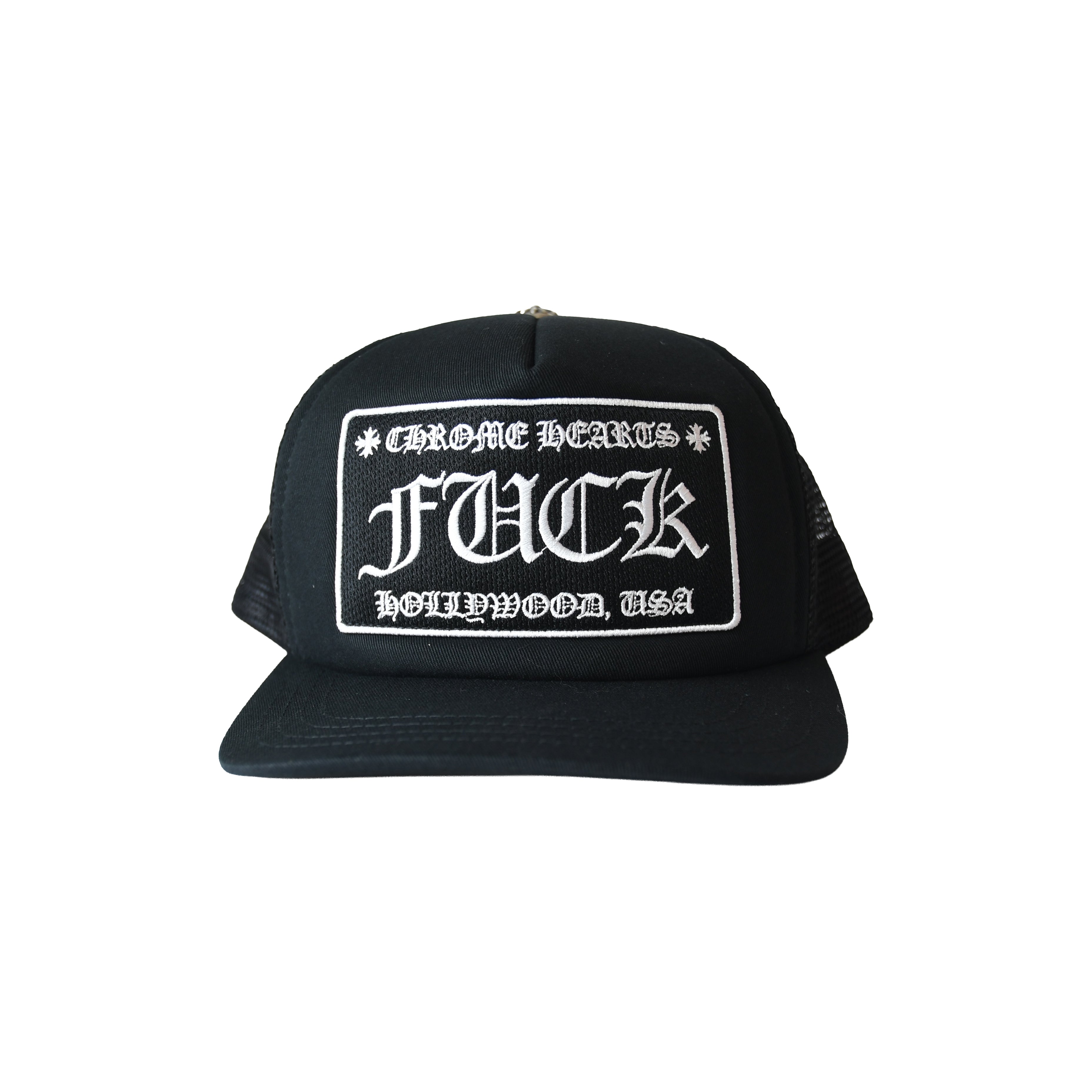 Chrome Hearts Hollywood Trucker Hat Black – NOBLEMARS