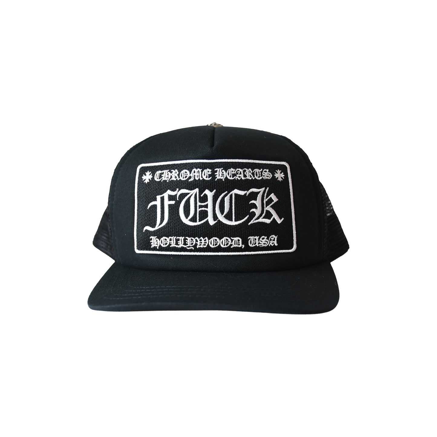 Chrome Hearts Hollywood Trucker Hat Black