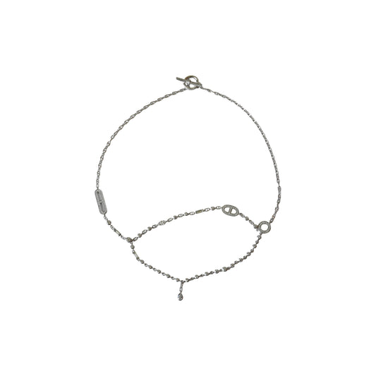 Hermes Chaine d'ancre Chaos Fancy Bracelet With Diamonds White Gold