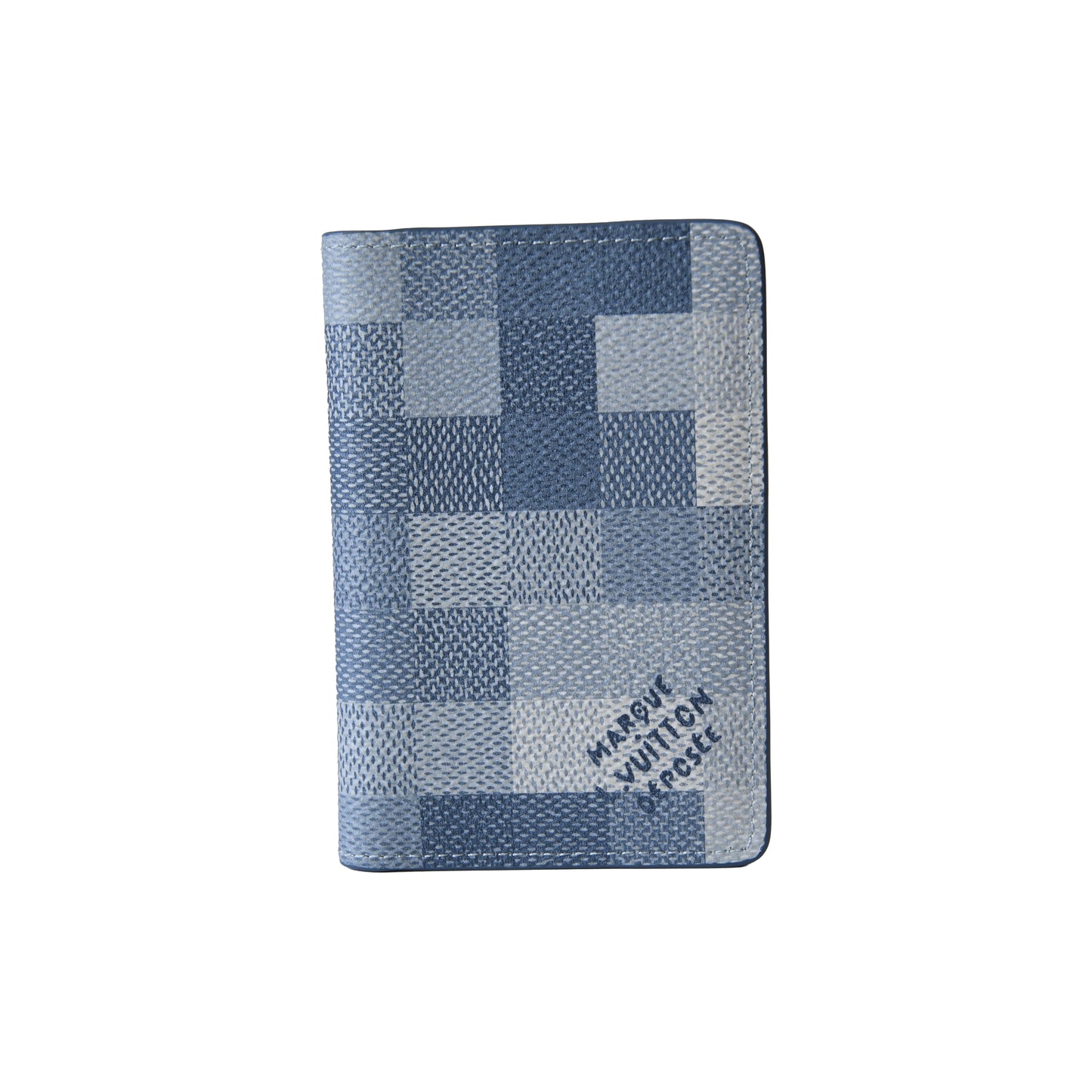 Louis Vuitton Blue Pixel Pocket Organizer Indigo Blue