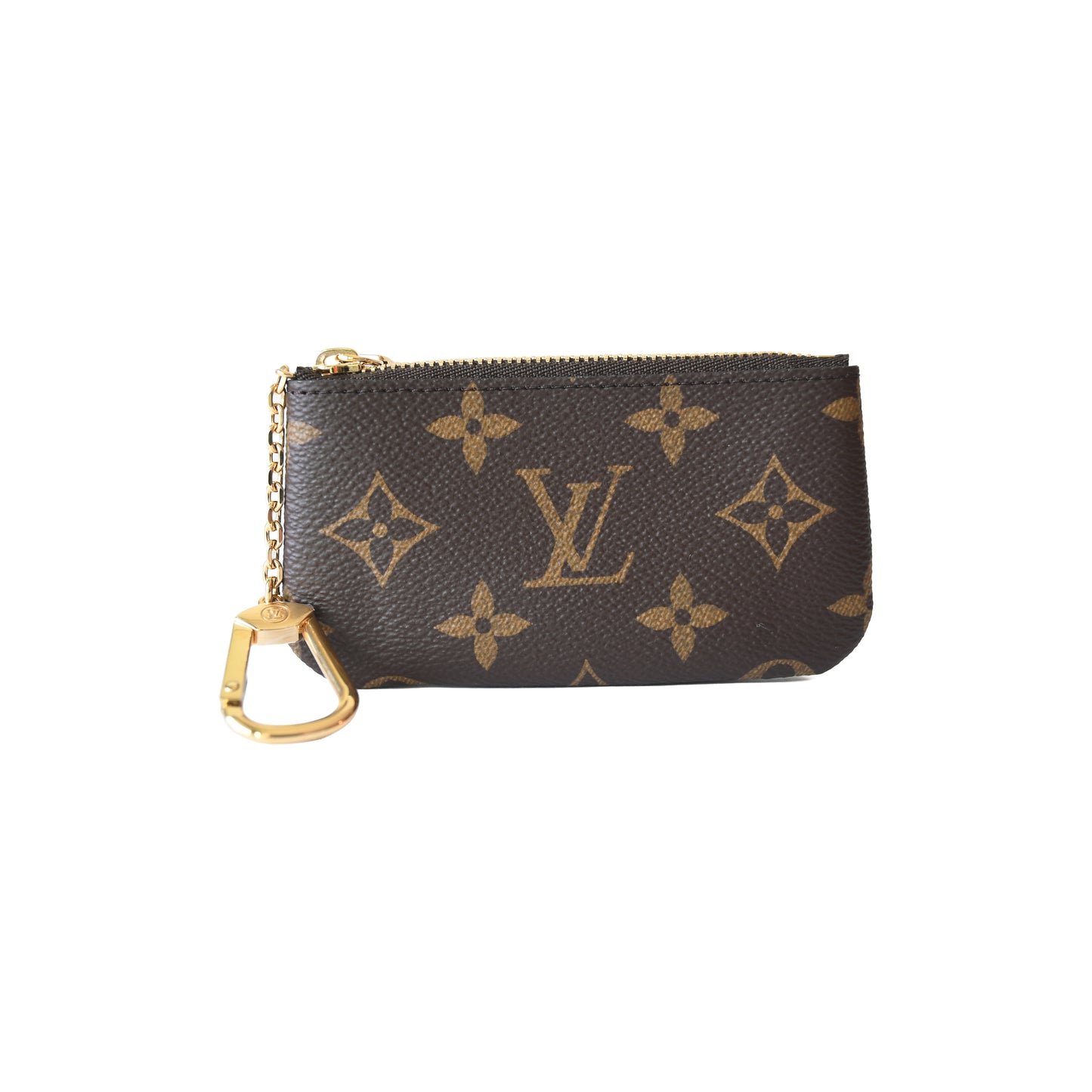 Louis Vuitton Pochette Cles Key Pouch Gold Hardware Monogram