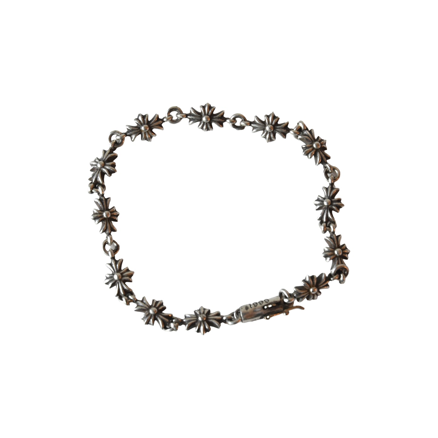 Chrome Hearts Tiny E CH Plus Bracelet Silver