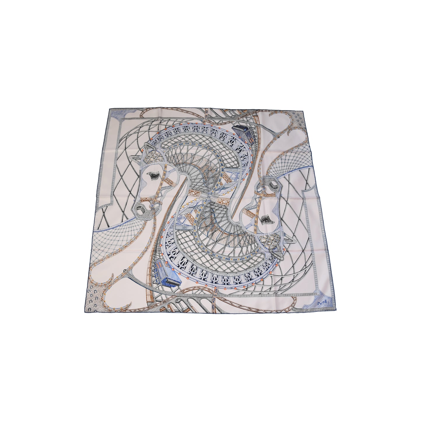 Hermes Chevaux d'Hephaistos scarf 90 Multicolor