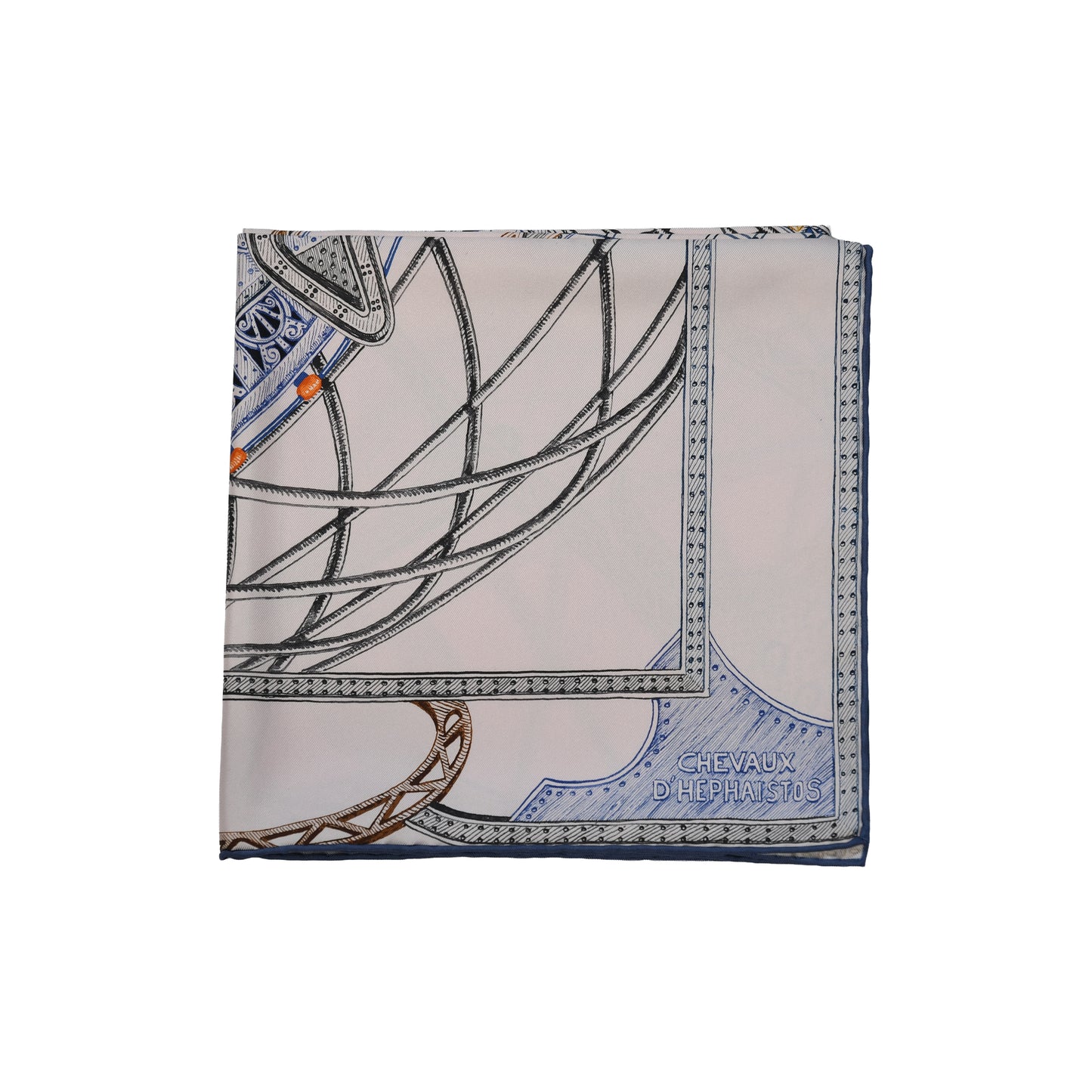 Hermes Chevaux d'Hephaistos scarf 90 Multicolor