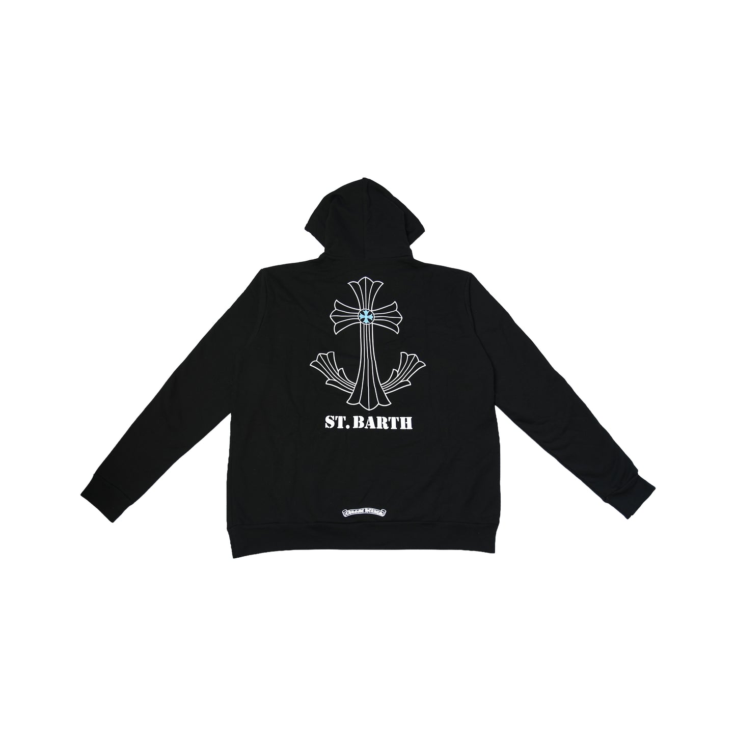 Chrome Hearts St. Barths Exclusive Anchor Pullover Hoodie Black Blue