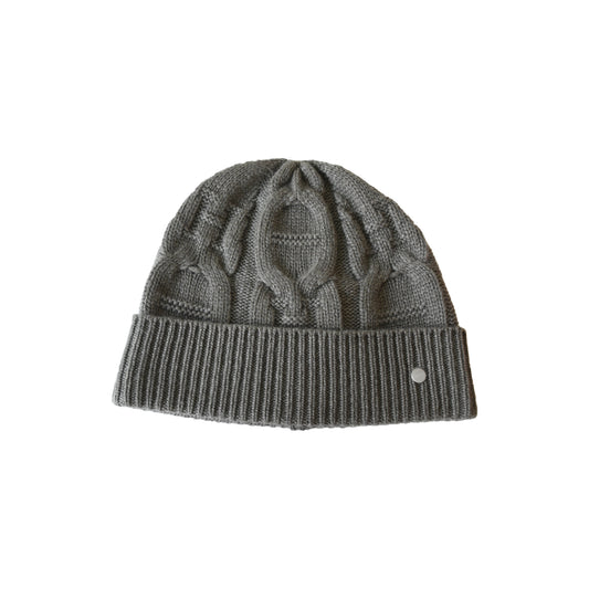 Hermes Cable Maillons Beanie Grey