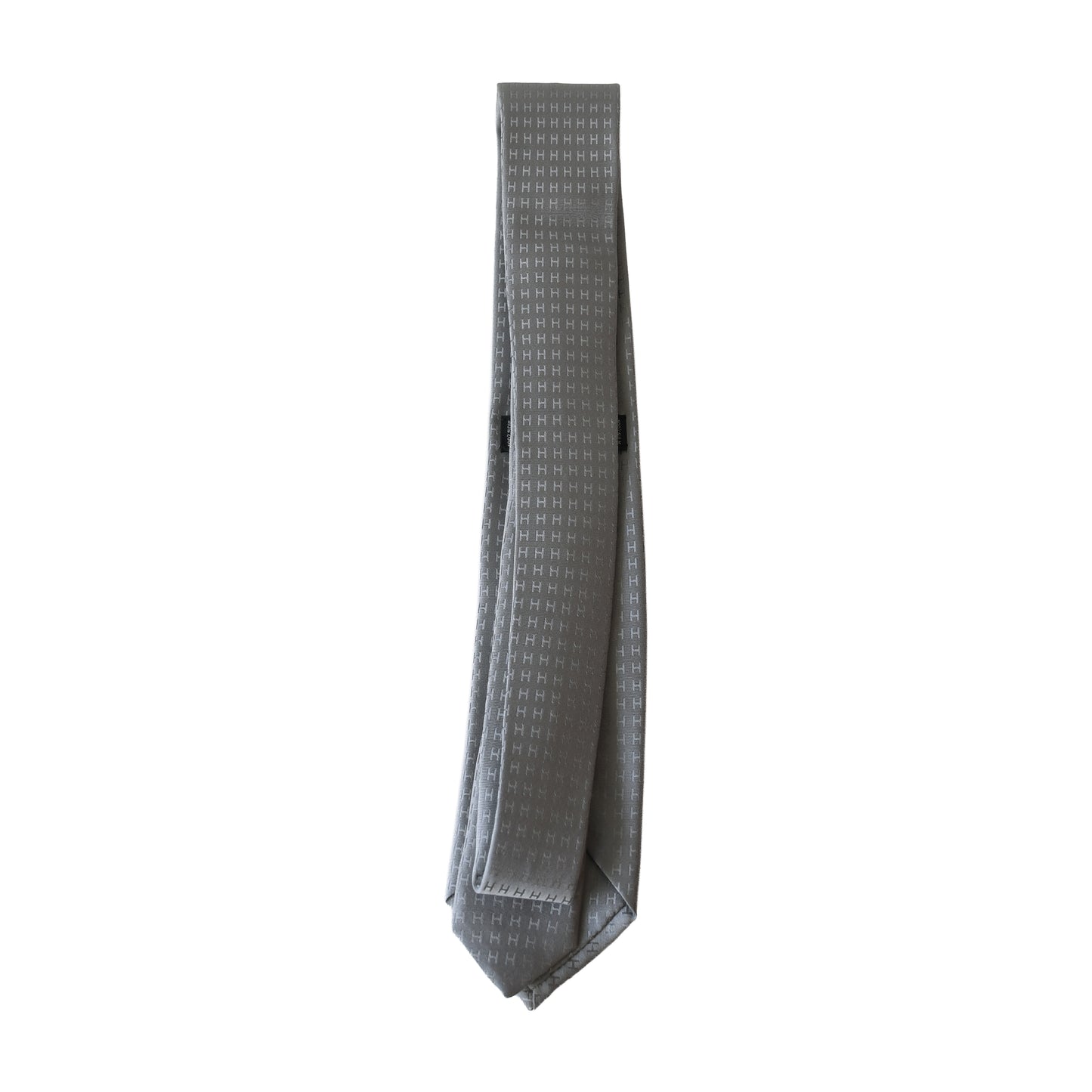Hermes Faconnee H Tie Grey