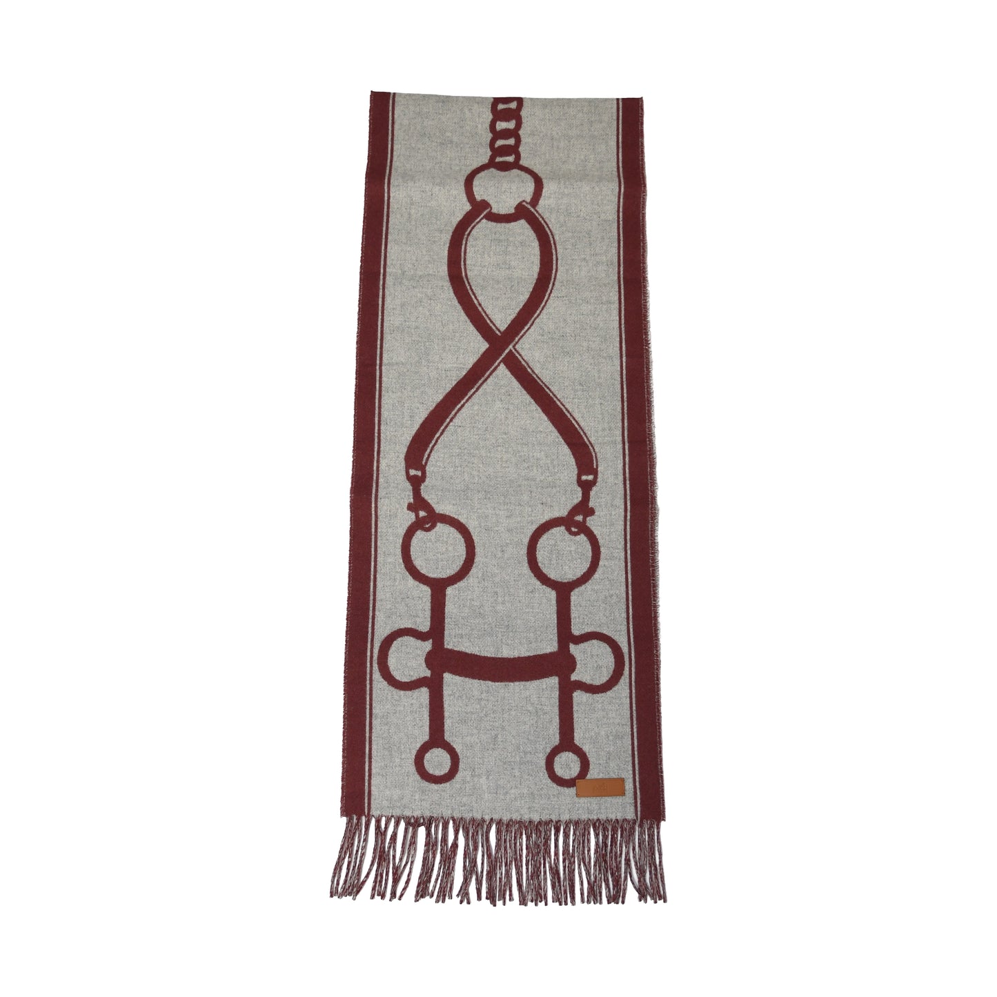 Hermes Casaque Mors Scarf Rouge H Ivoire