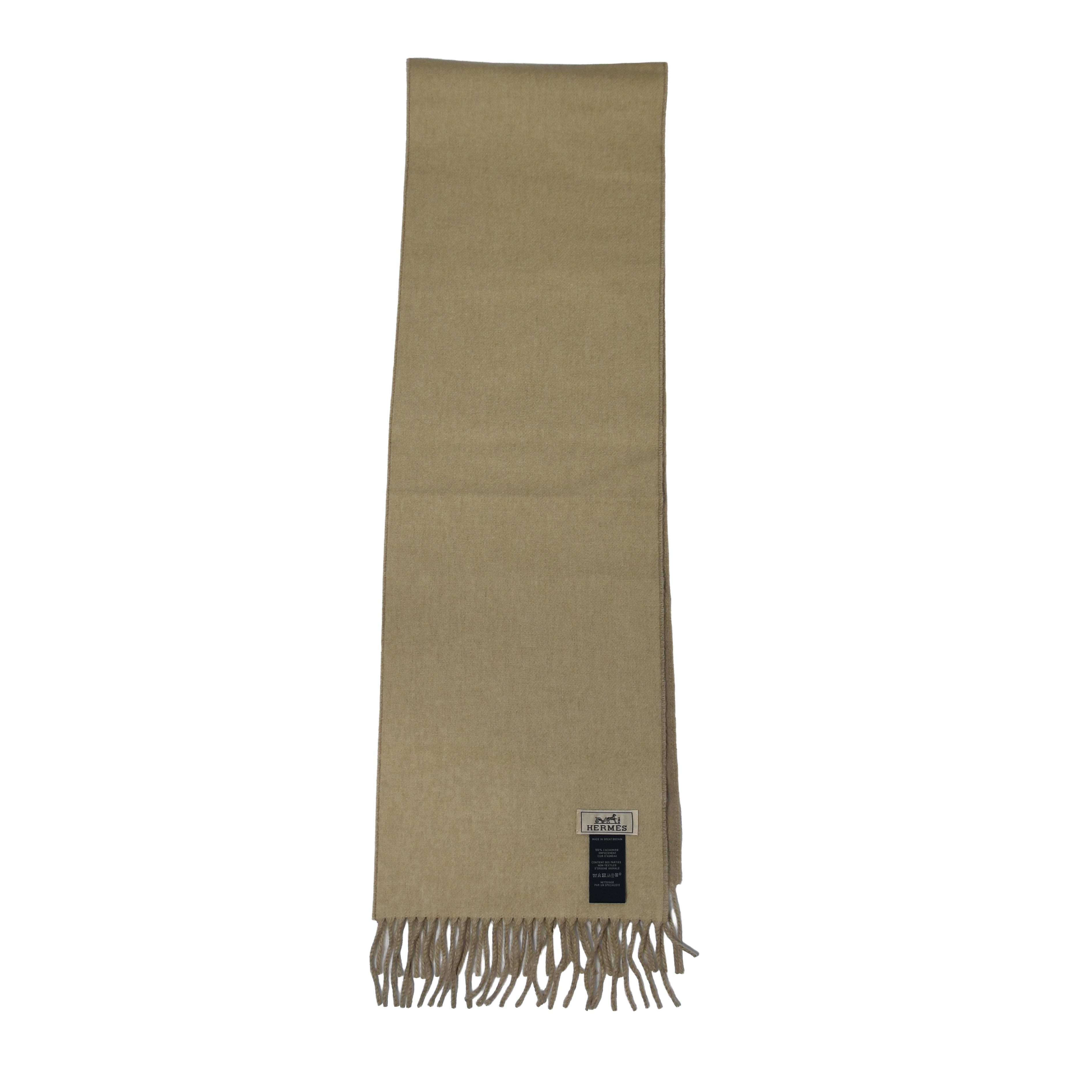 Hermes Cashmere Recto-Verso PM H Puzzle Naturel Beige Chine
