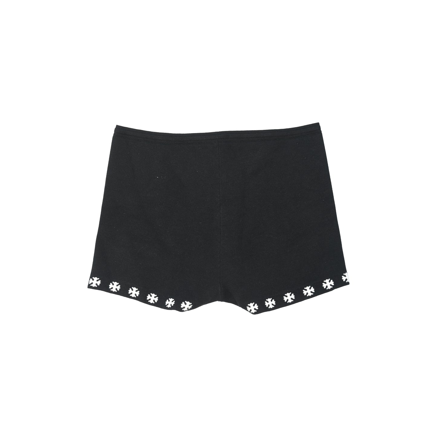 Chrome Hearts BoyShorts Cross-Print Drawstring Shorts Black