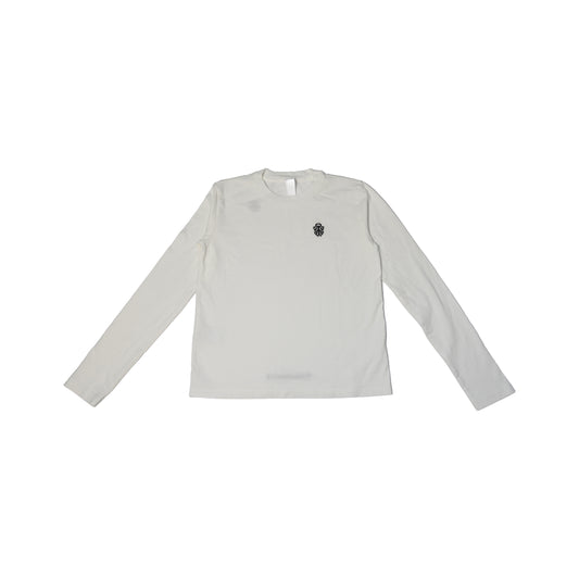 Chrome Hearts Dagger Embroidered L/S T-Shirts White