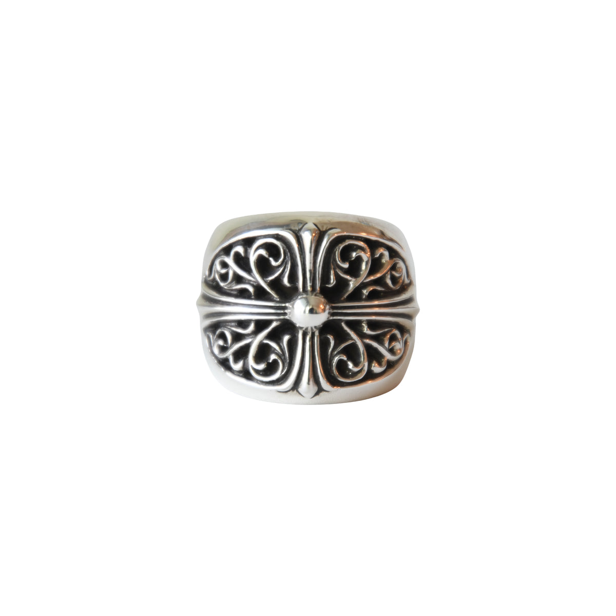 Chrome Hearts Classic Oval Cross Ring-NOBLEMARS