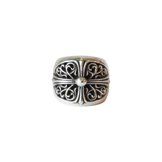Chrome Hearts Classic Oval Cross Ring-NOBLEMARS