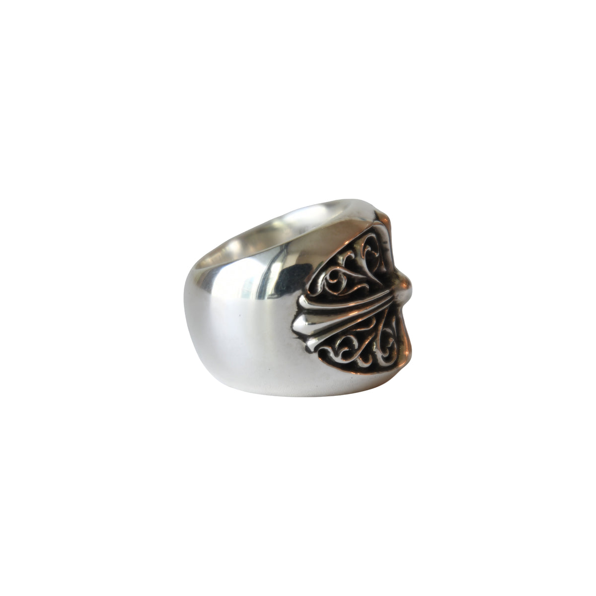 Chrome Hearts Classic Oval Cross Ring-NOBLEMARS