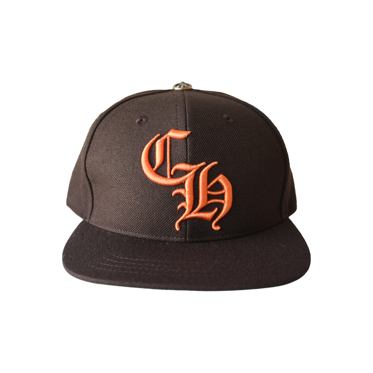 Chrome Hearts CH Baseball Hat Brown Orange-NOBLEMARS
