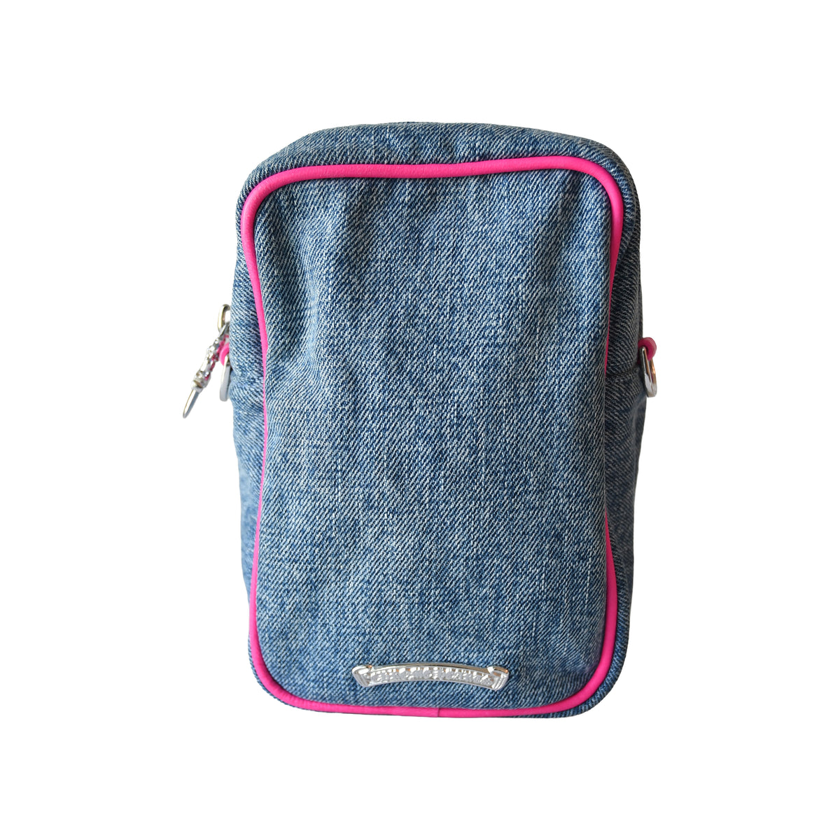 Chrome Hearts Mini Miami Art Basel Denim Cross Patch Taka Bag-NOBLEMARS