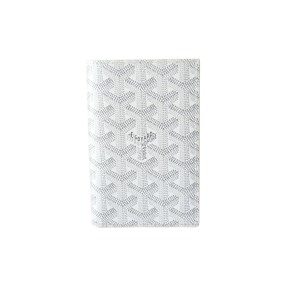 Goyard Grenelle Passport Cover White-NOBLEMARS