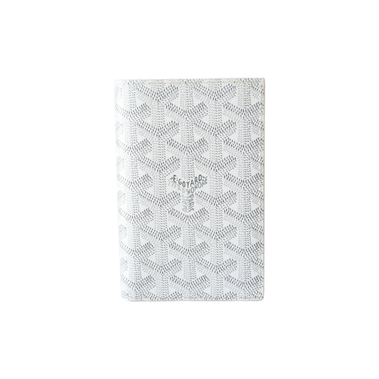 Goyard Grenelle Passport Cover White-NOBLEMARS
