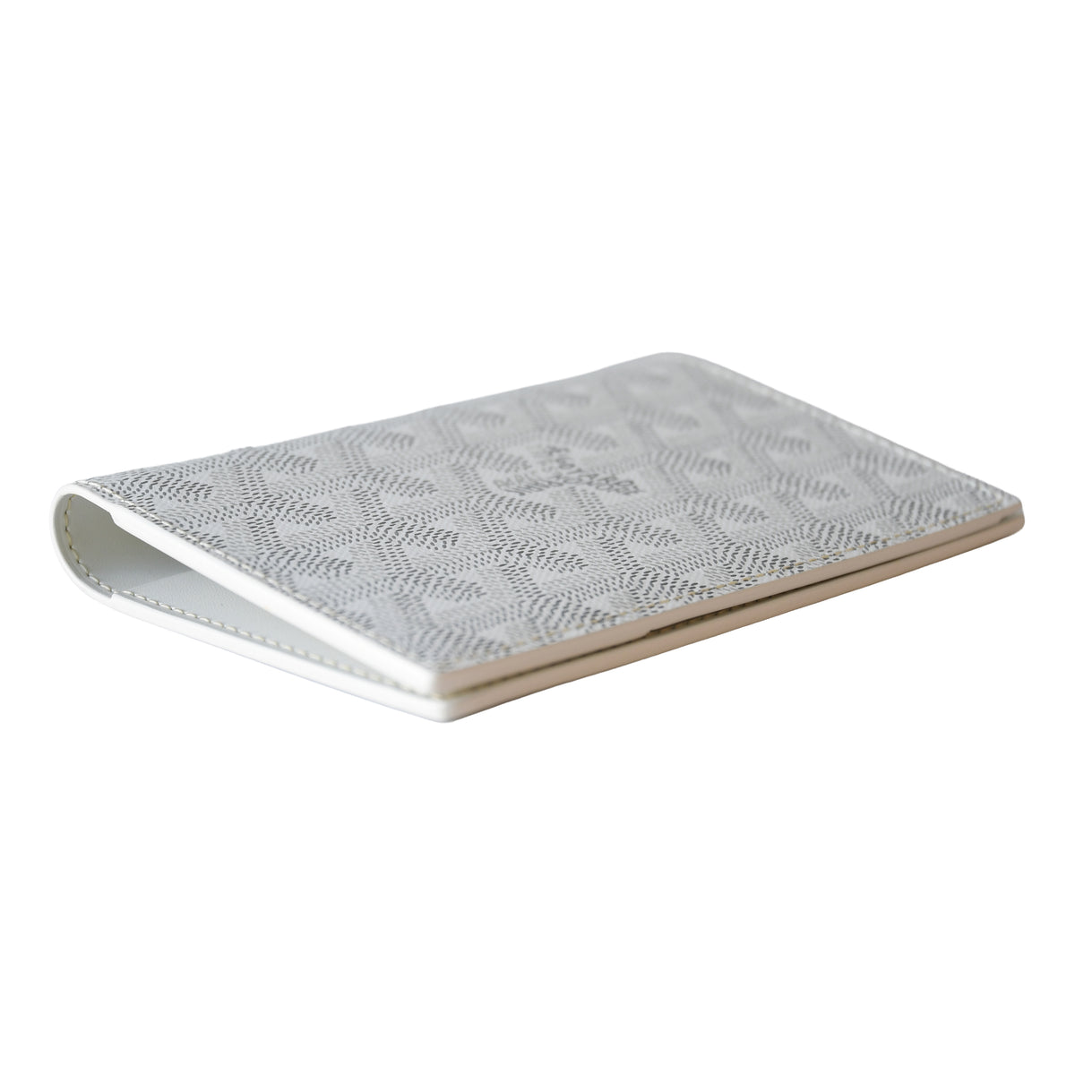 Goyard Grenelle Passport Cover White-NOBLEMARS
