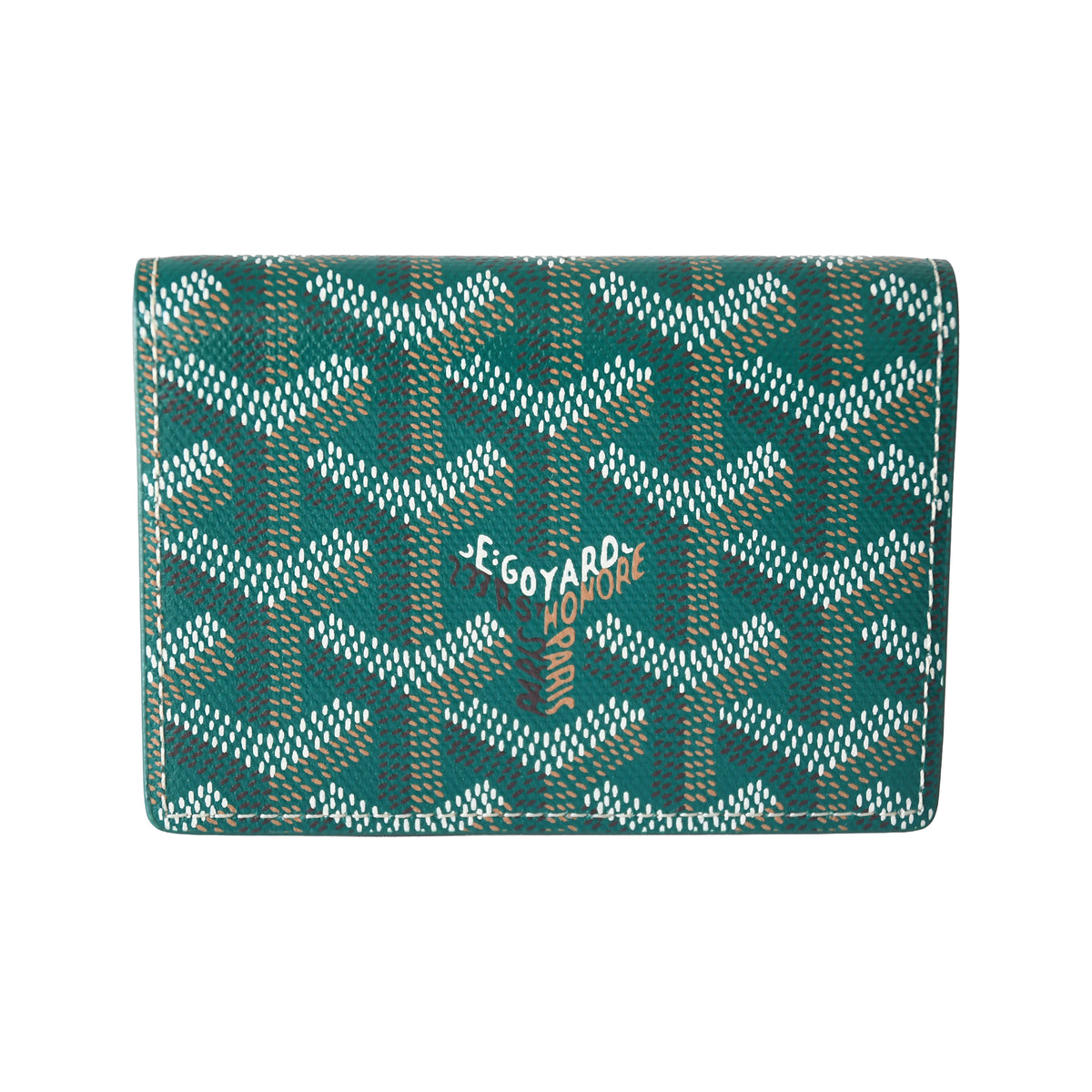 Goyard Saint-Marc Card Wallet Green-NOBLEMARS