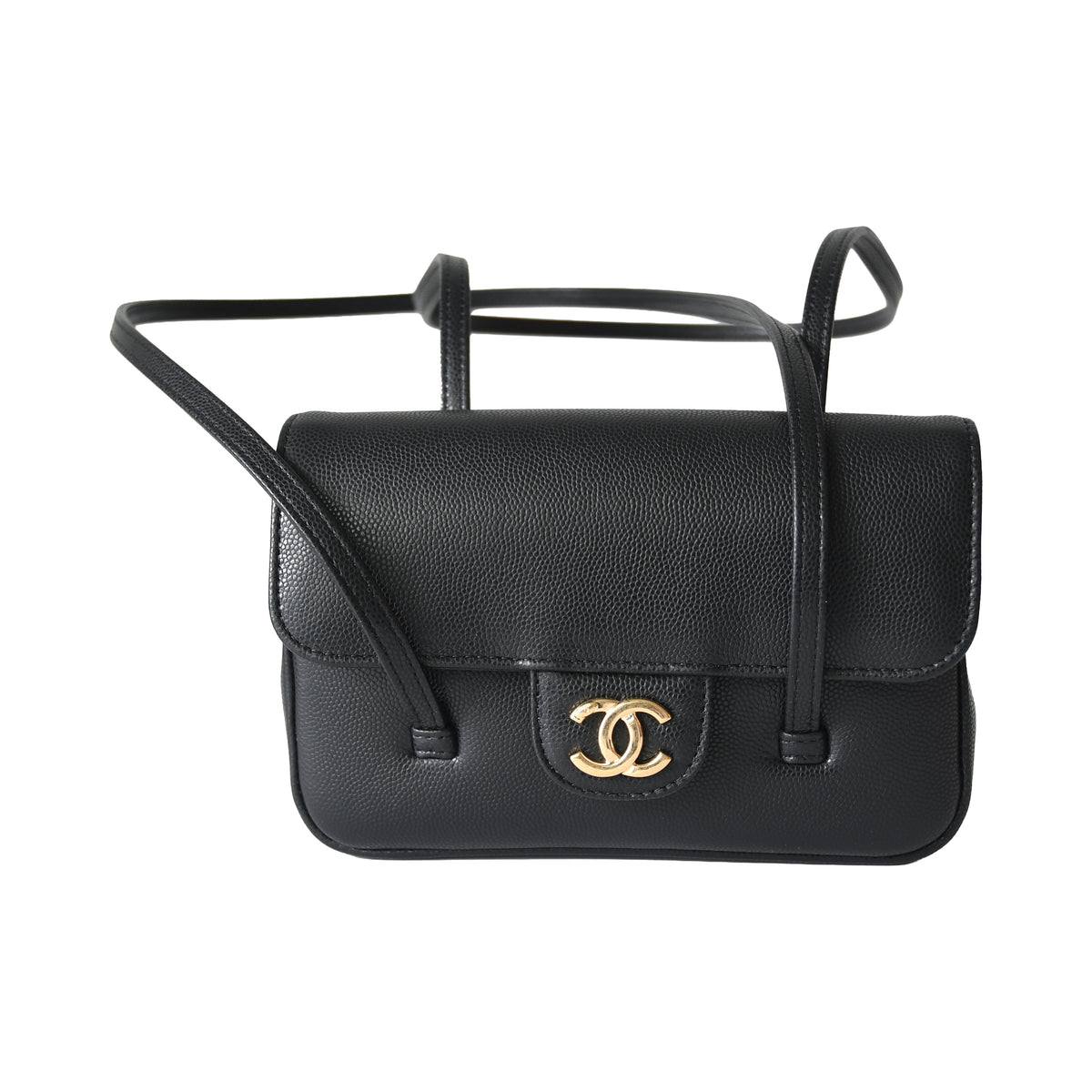 Chanel Mini Preppy Coco Flap Bag Black