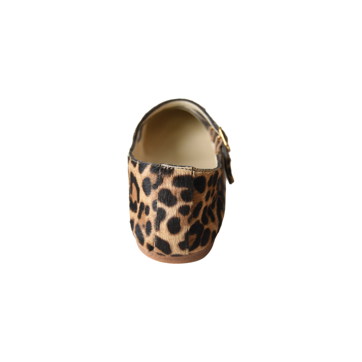 Celine Les Ballerines Double Strap Ballerina Flat Leopard