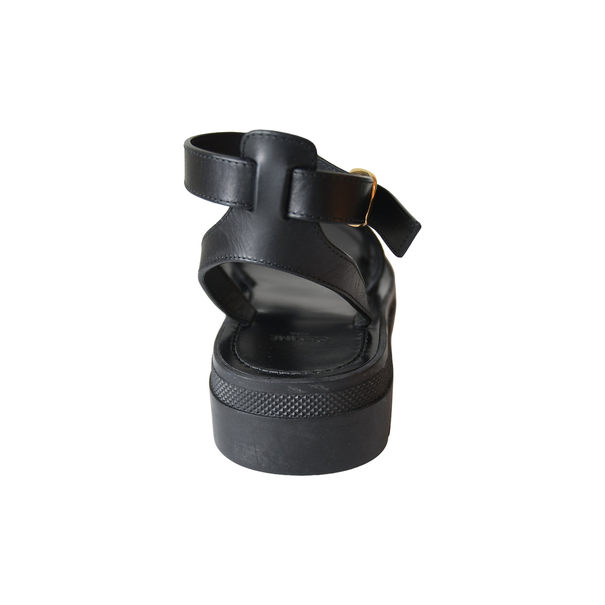 Celine Clea Triomphe Gladiator Chunky Sandal Black