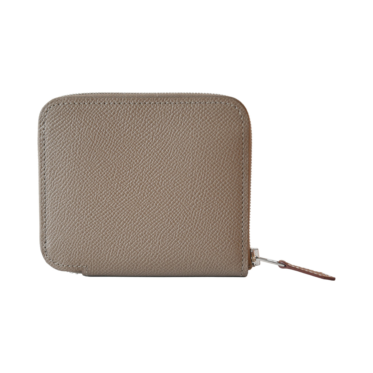 Hermes Silk'In Compact Wallet Etoupe