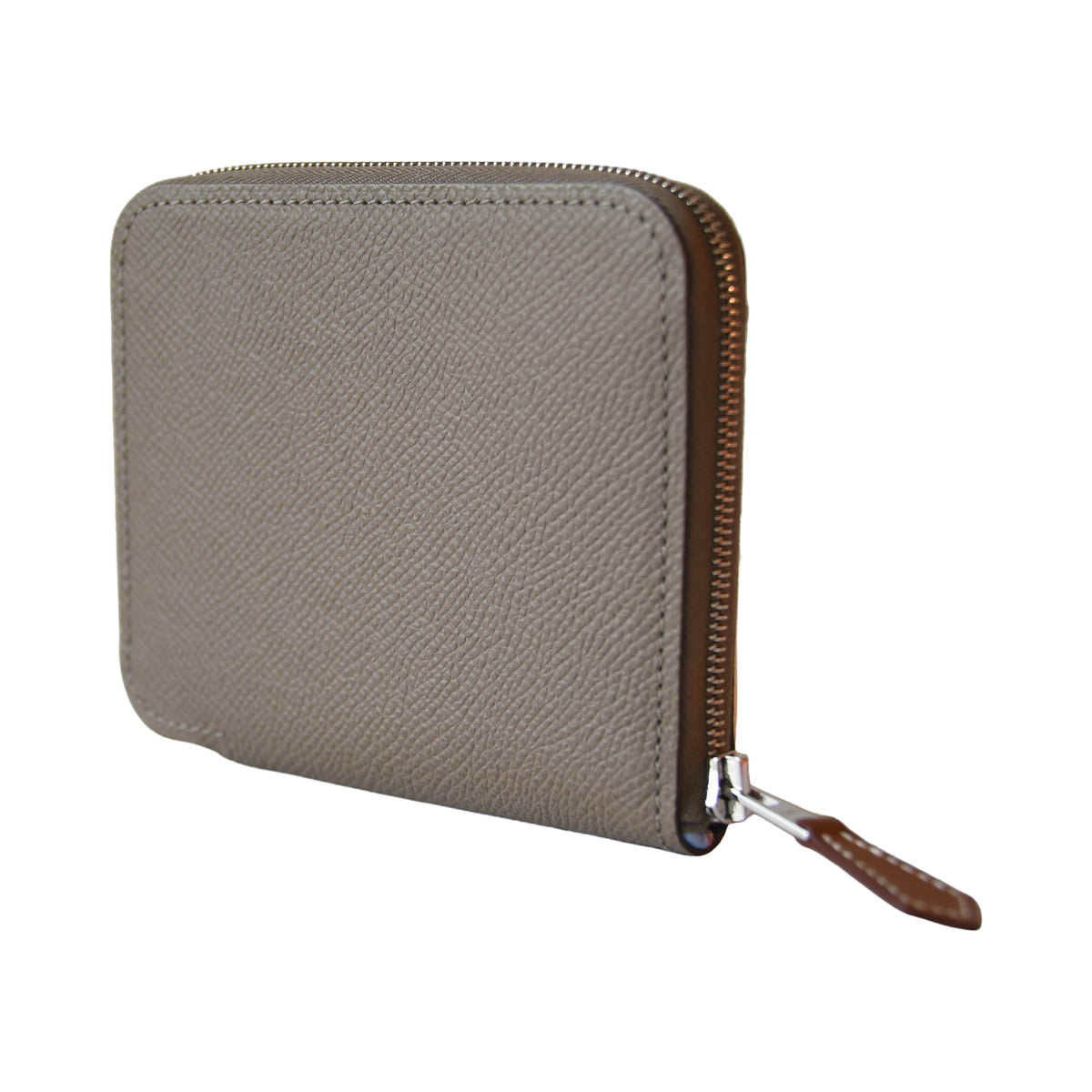 Hermes Silk'In Compact Wallet Etoupe
