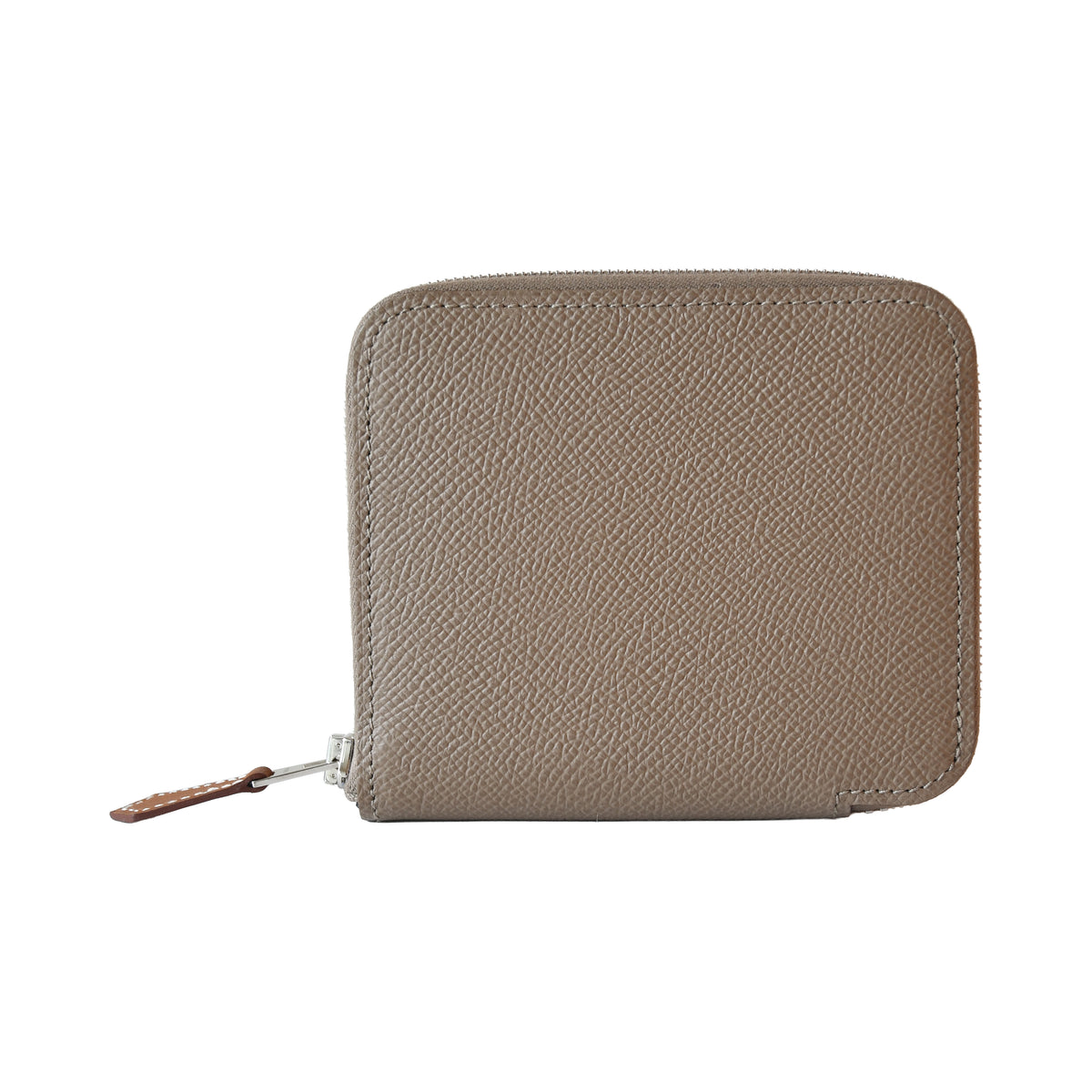 Hermes Silk'In Compact Wallet Etoupe