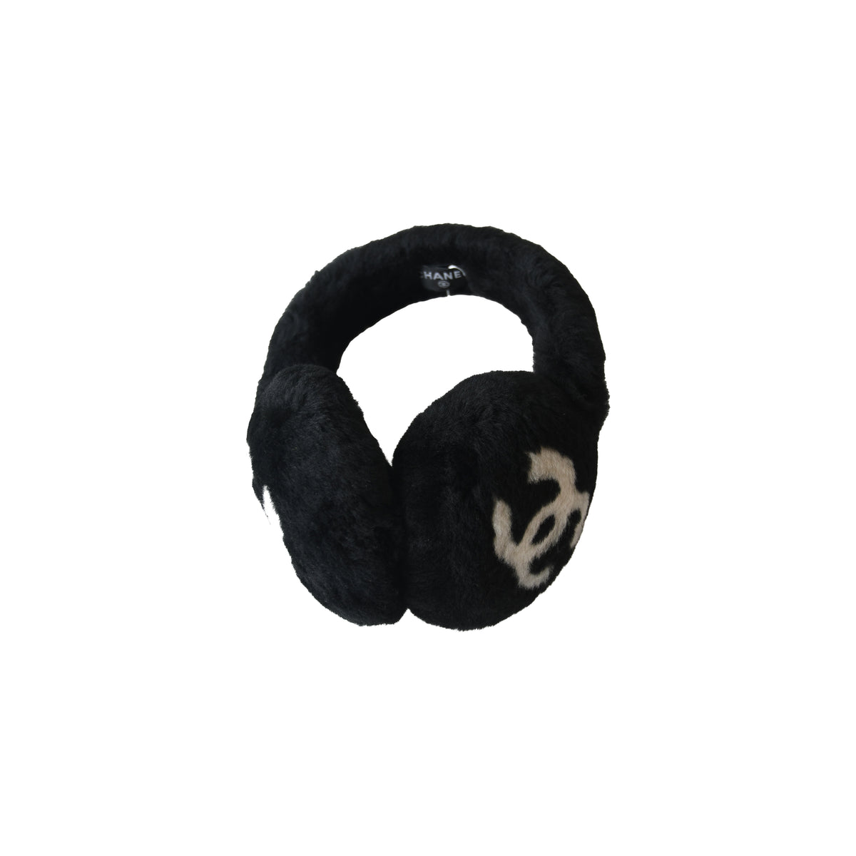 Chanel CC Earmuffs Black-NOBLEMARS