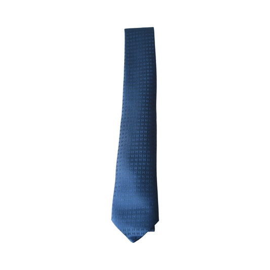 Hermes Cravate 7cm Faconnee H Tie Ocean -Noblemars