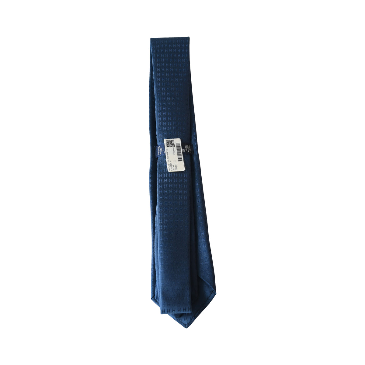 Hermes Cravate 7cm Faconnee H Tie Ocean -Noblemars