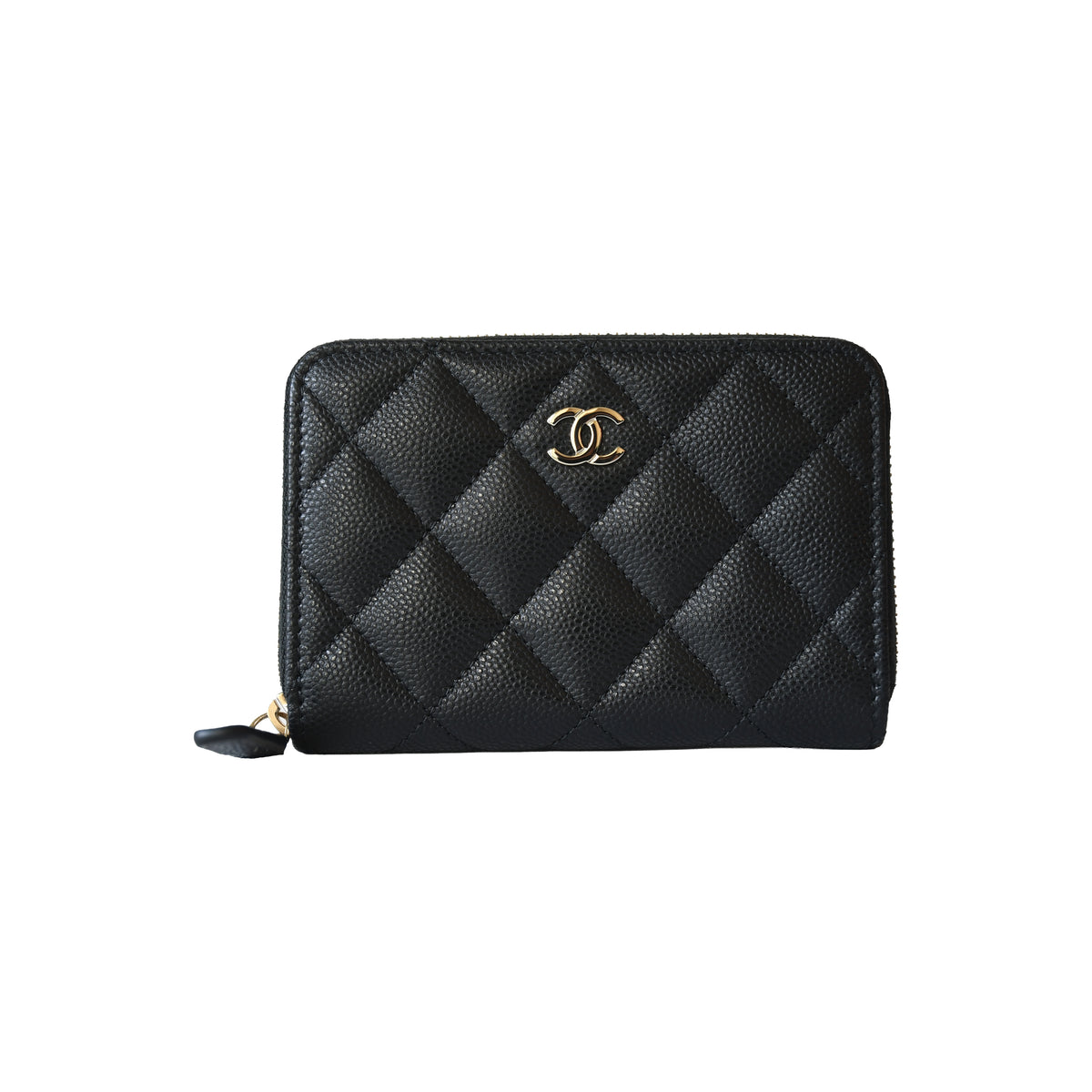 Chanel 26K Classic Zipped Coin Purse Black -Noblemars