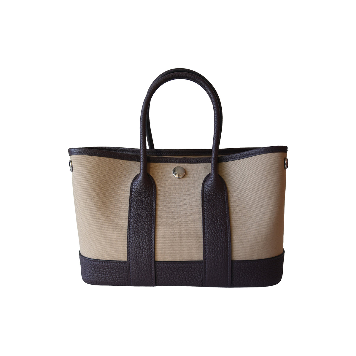 Hermes Neo Garden Party 23 Canvas Trench Rouge Sellier-NOBLEMARS