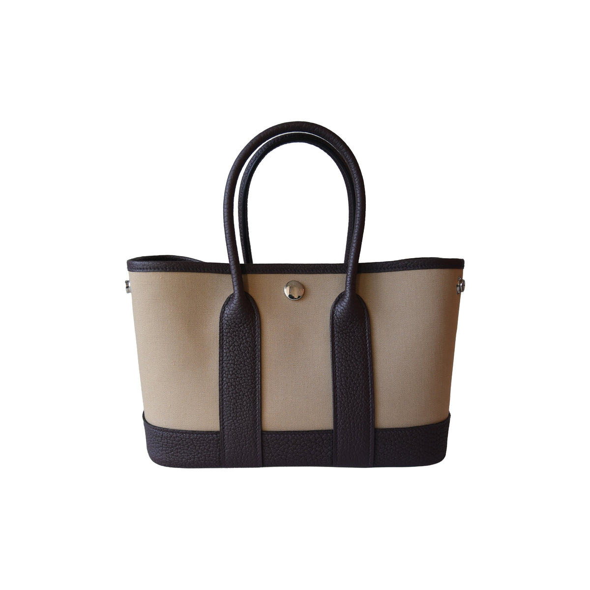 Hermes Neo Garden Party 23 Canvas Trench Rouge Sellier-NOBLEMARS
